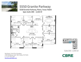 5550 Granite Pky, Plano, TX à louer Plan d’étage– Image 1 sur 1