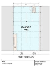 2542 W North Ave, Chicago, IL à louer Plan d’étage– Image 1 sur 1