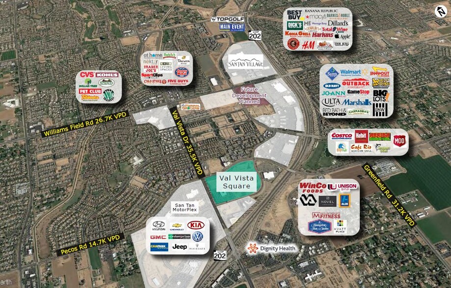 SEC Pecos Rd & Val Vista Dr, Gilbert, AZ à louer - Photo de l’immeuble – Image 1 sur 8