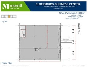 1393 Progress Way, Eldersburg, MD à louer Plan d’étage– Image 2 sur 2