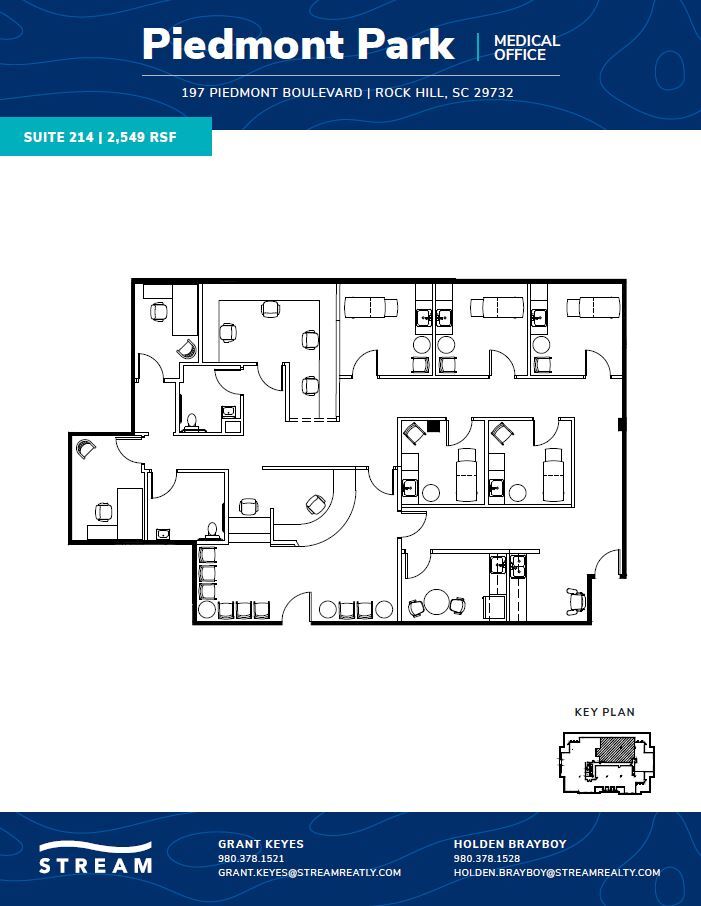 197 Piedmont Blvd, Rock Hill, SC à louer Plan d’étage– Image 1 sur 1