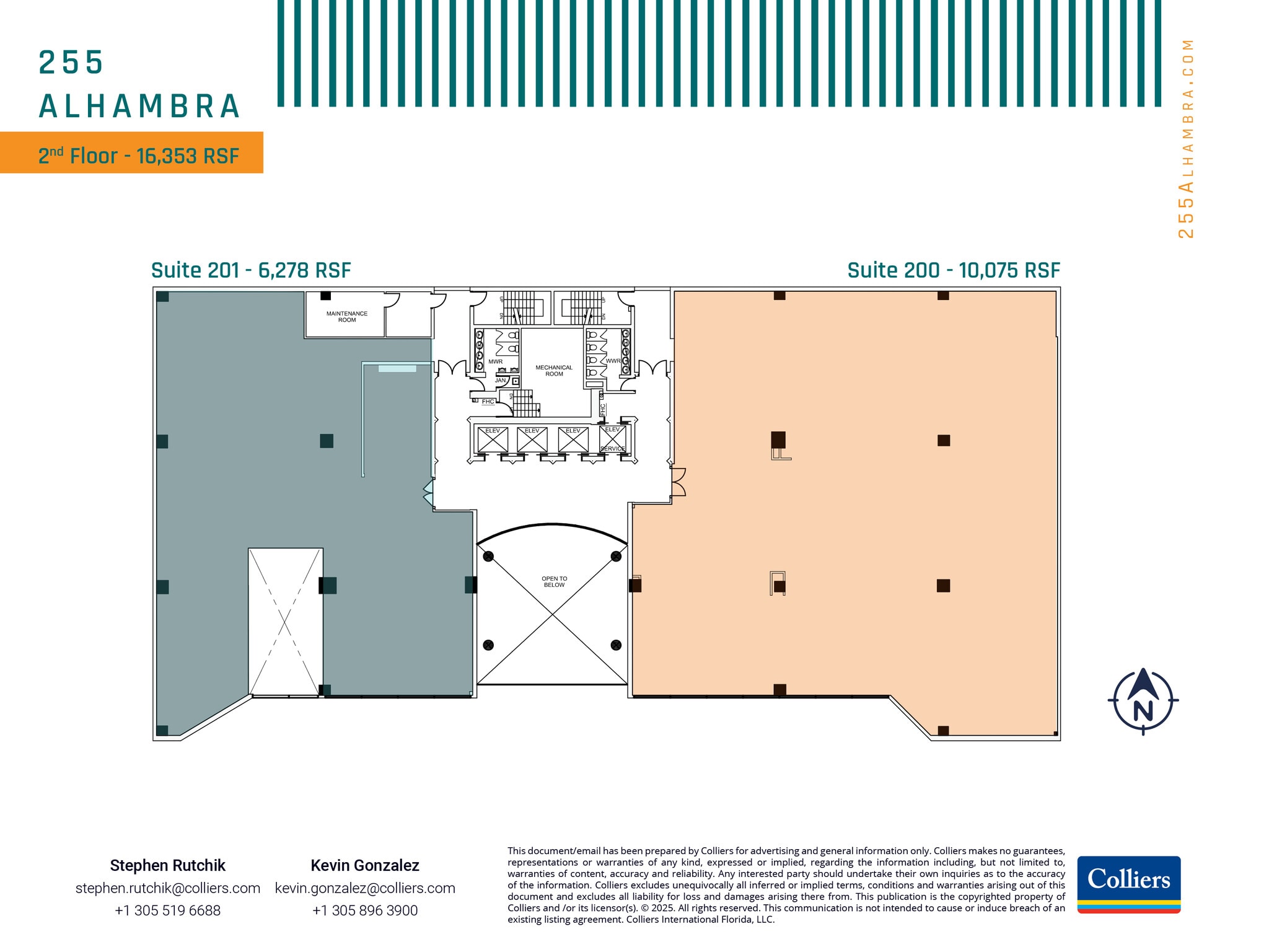 255 Alhambra Cir, Coral Gables, FL à louer Plan d’étage– Image 1 sur 1
