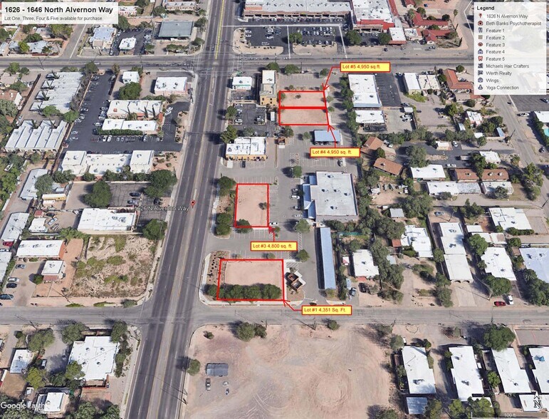 1646 N Alvernon Way, Tucson, AZ à vendre - Aérien – Image 1 sur 1