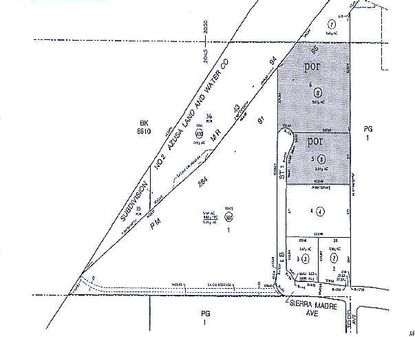 1361 Mountain View Cir, Azusa, CA à louer - Plan cadastral – Image 2 sur 2