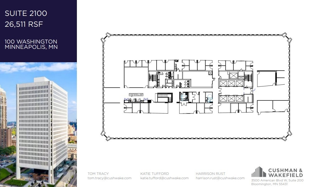 100 Washington Ave S, Minneapolis, MN à louer Plan d’étage– Image 1 sur 1