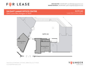 524 E Lamar Blvd, Arlington, TX à louer Plan d’étage– Image 1 sur 1