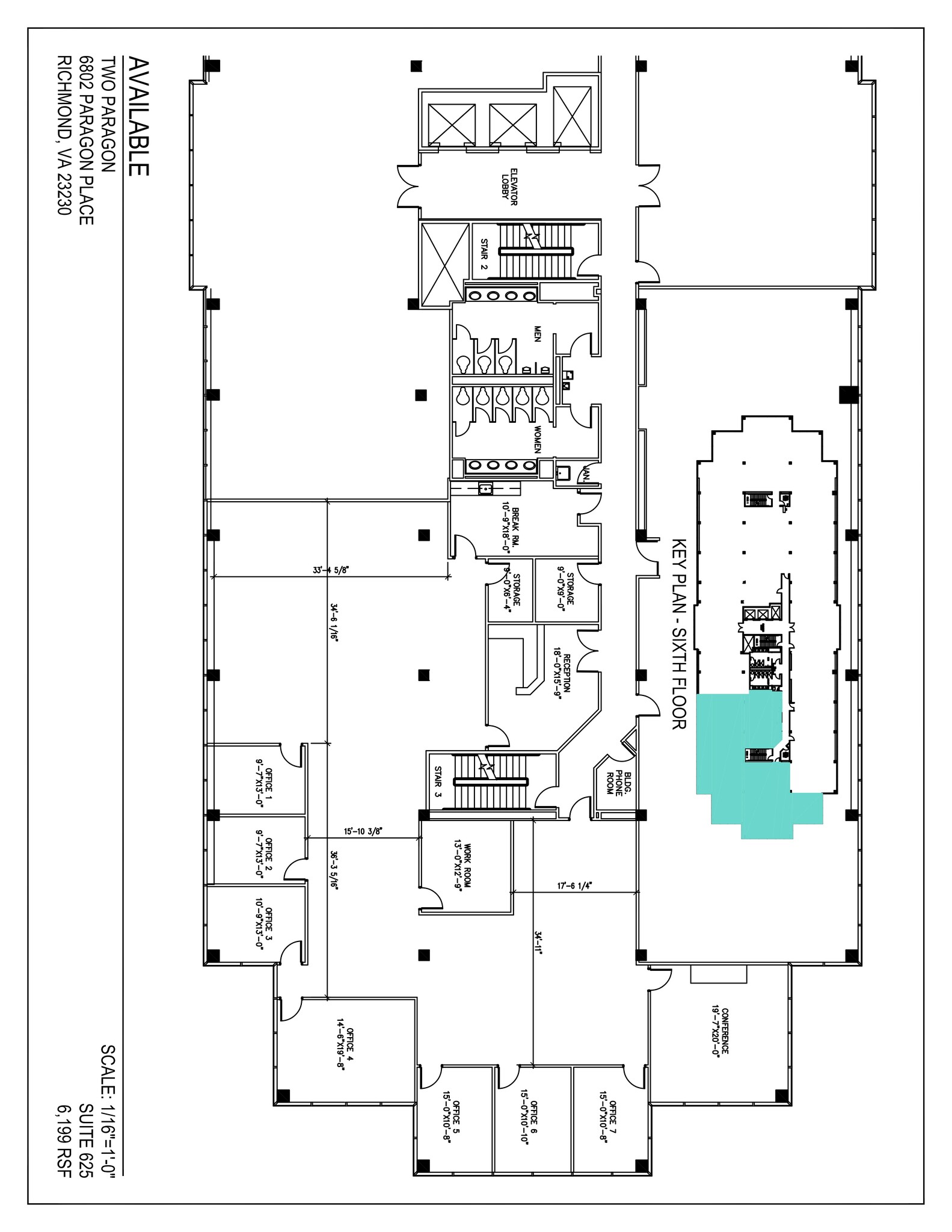 6802 Paragon Pl, Richmond, VA à louer Plan de site– Image 1 sur 1