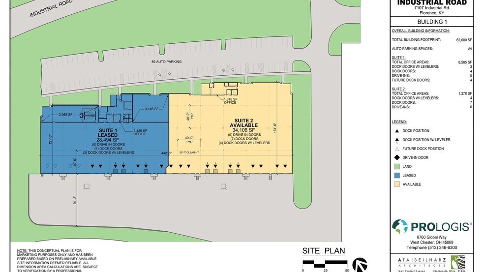 7107 Industrial Rd, Florence, KY à louer - Plan de site – Image 2 sur 28