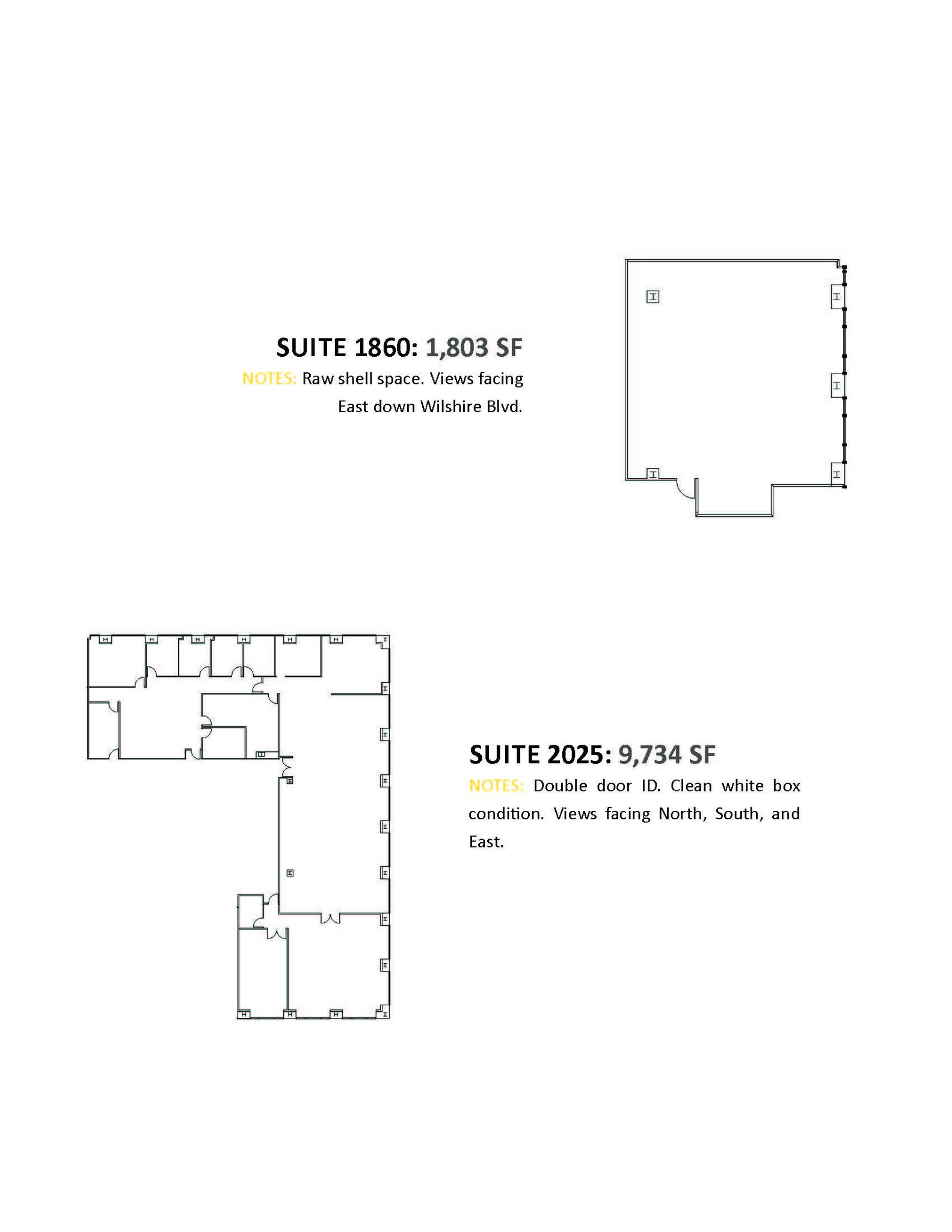 915 Wilshire Blvd, Los Angeles, CA à louer Plan d’étage– Image 1 sur 1