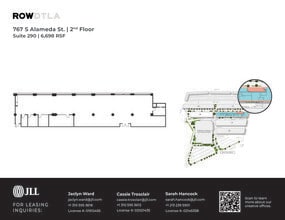 777 S Alameda St, Los Angeles, CA à louer Plan d’étage– Image 1 sur 1