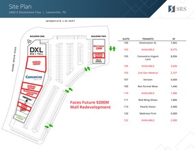 2403 S Stemmons Fwy, Lewisville, TX à louer Plan de site– Image 1 sur 1