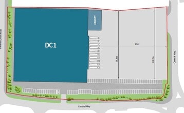 12 Central Way, Londres à louer Plan d’étage– Image 2 sur 2