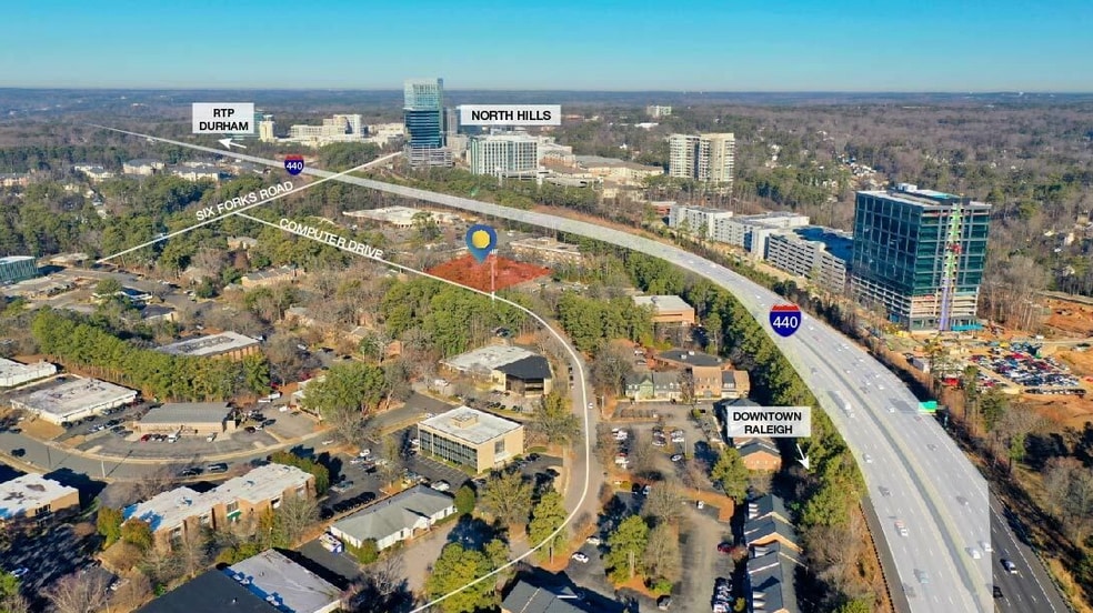 3803 Computer Dr, Raleigh, NC à vendre - Aérien – Image 2 sur 2