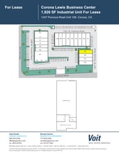 1251 Pomona Rd, Corona, CA à louer Plan de site– Image 1 sur 1