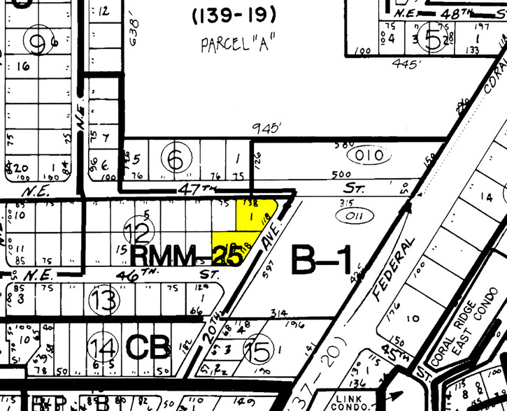 1960 NE 47th St, Fort Lauderdale, FL à louer - Plan cadastral – Image 2 sur 2