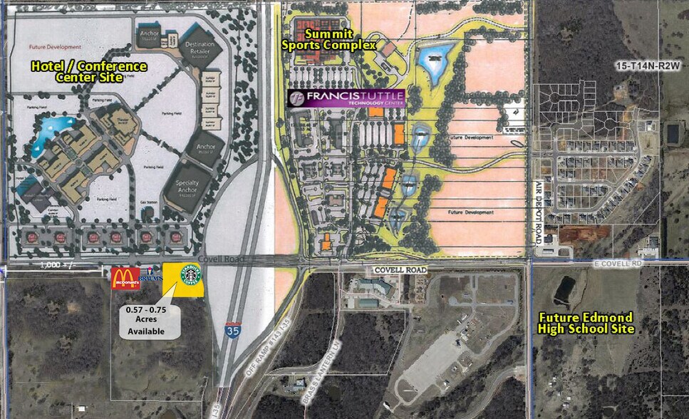 E Covell & Exchange Dr, Edmond, OK à louer - Plan de site – Image 2 sur 2