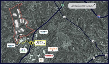 100 Innovation Ridge, Imperial, PA - VUE AÉRIENNE  vue de carte