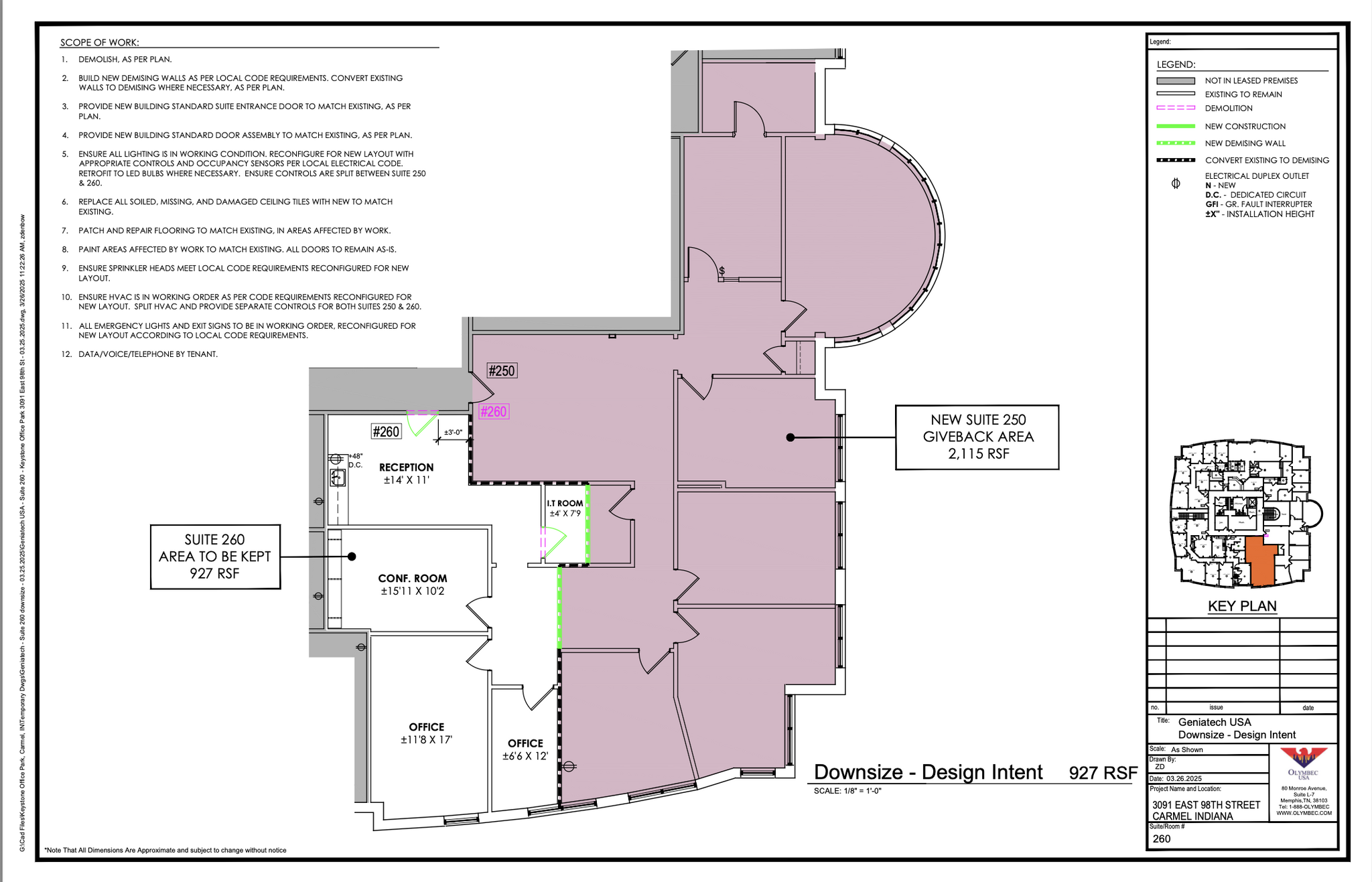 3021 E 98th St, Indianapolis, IN à louer Plan d’étage type– Image 1 sur 1