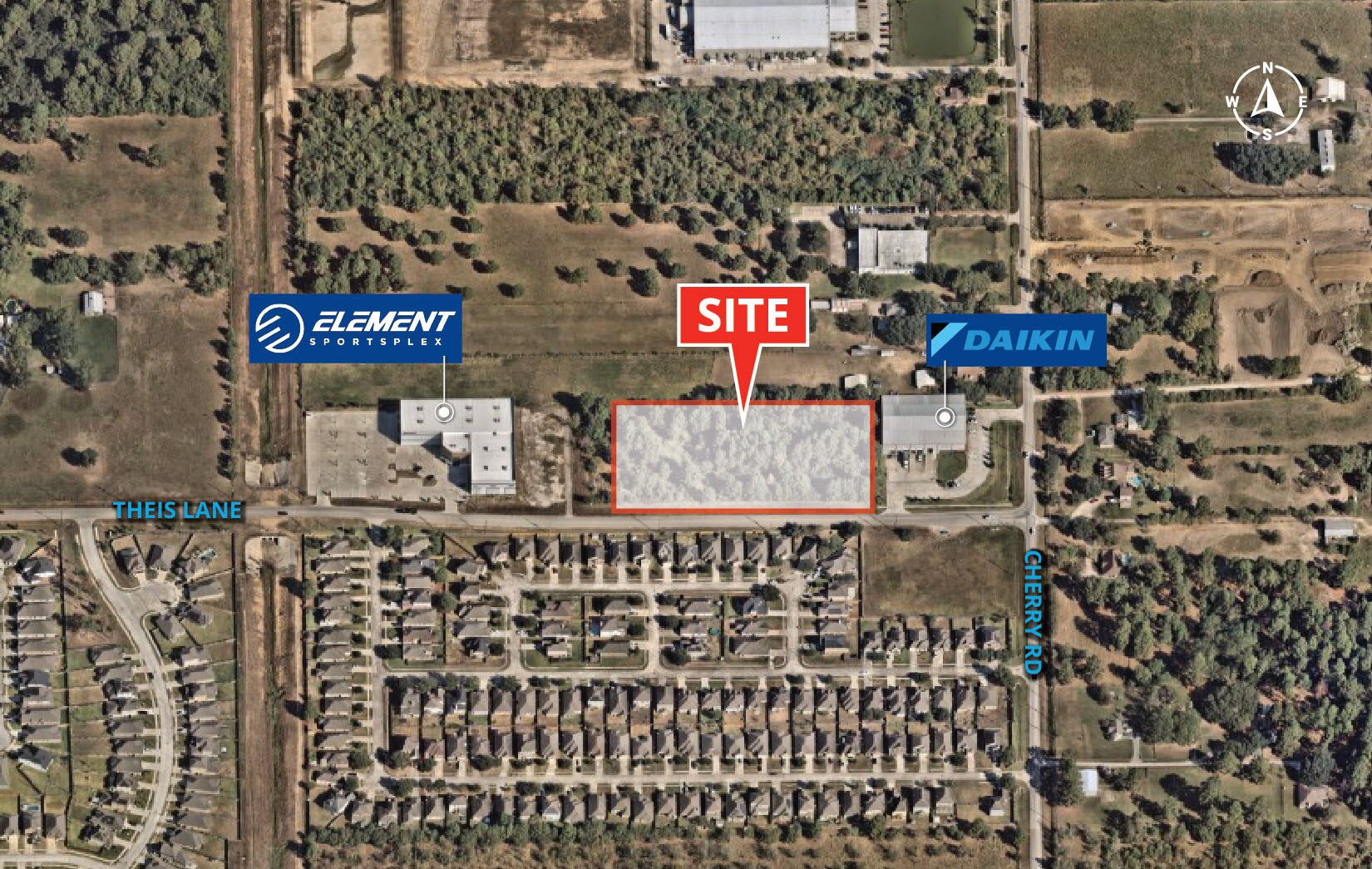 0 Theis Lane, Tomball, TX à vendre Photo de l’immeuble– Image 1 sur 5