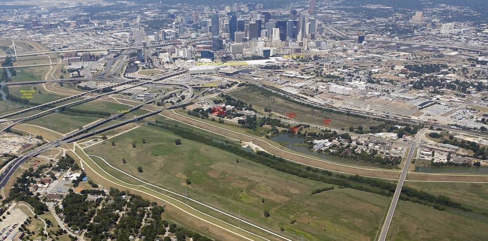 1119 S Riverfront Blvd, Dallas, TX à vendre - Aérien – Image 2 sur 6