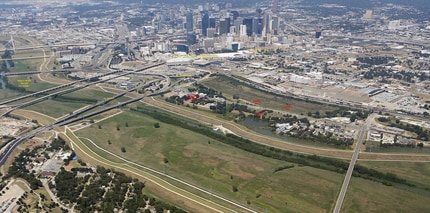 1119 S Riverfront Blvd, Dallas, TX - Vue aérienne vue de carte - Image1