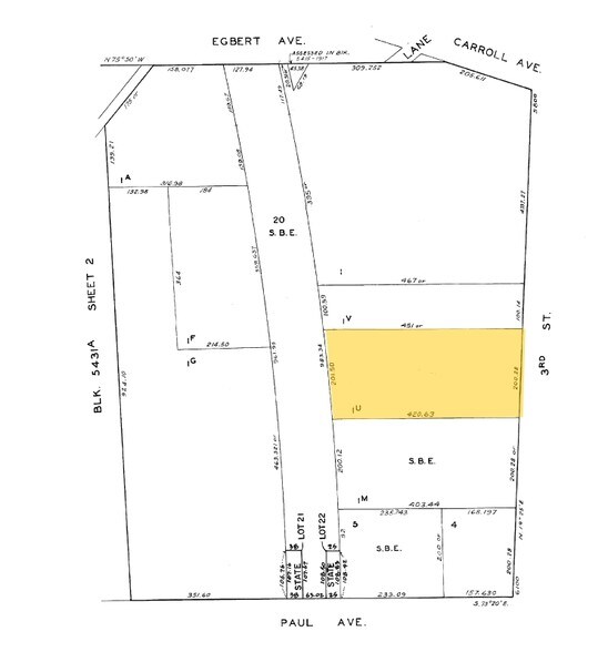 6000 3rd St, San Francisco, CA à louer - Plan cadastral – Image 2 sur 11