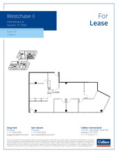 3000 Wilcrest Dr, Houston, TX à louer Plan d’étage– Image 1 sur 2