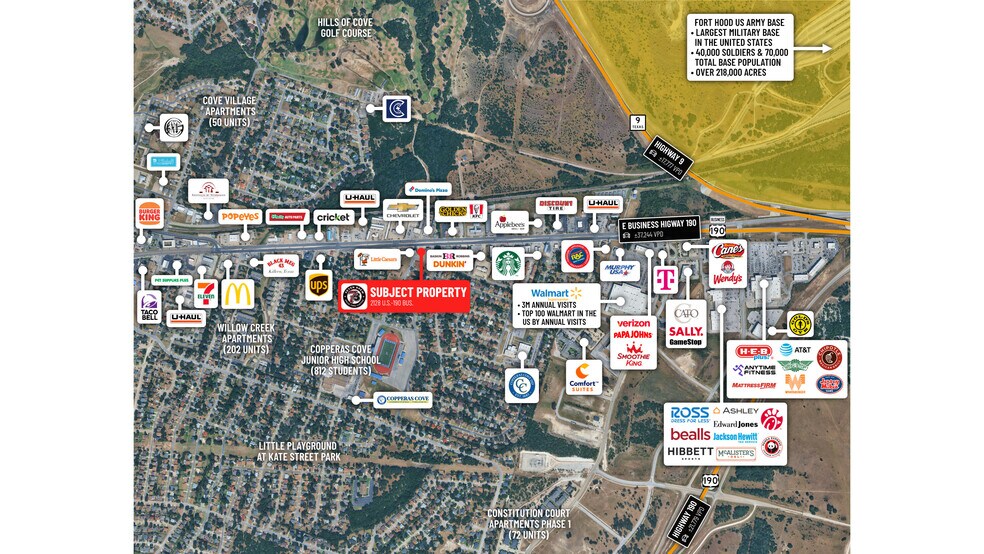 2128 E Us-190 Hwy, Copperas Cove, TX à vendre - Photo de l’immeuble – Image 3 sur 4