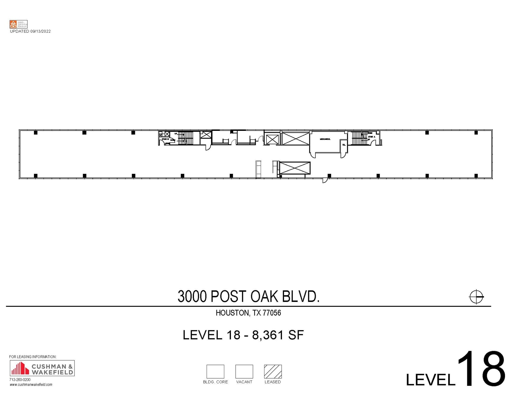 3000 Post Oak Blvd, Houston, TX à louer Plan d’étage– Image 1 sur 1