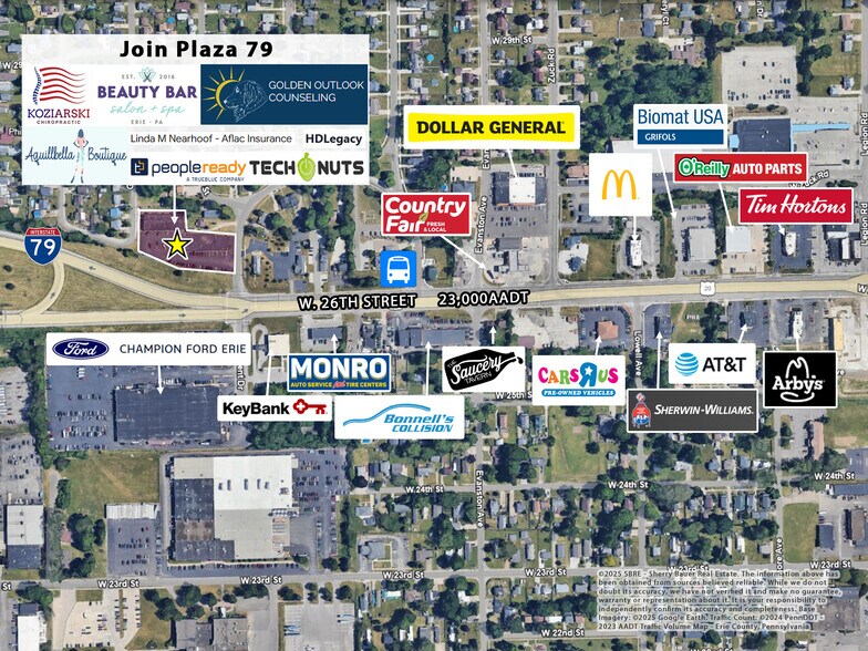 2401-2437 W 26th St, Erie, PA à louer - Aérien – Image 3 sur 9