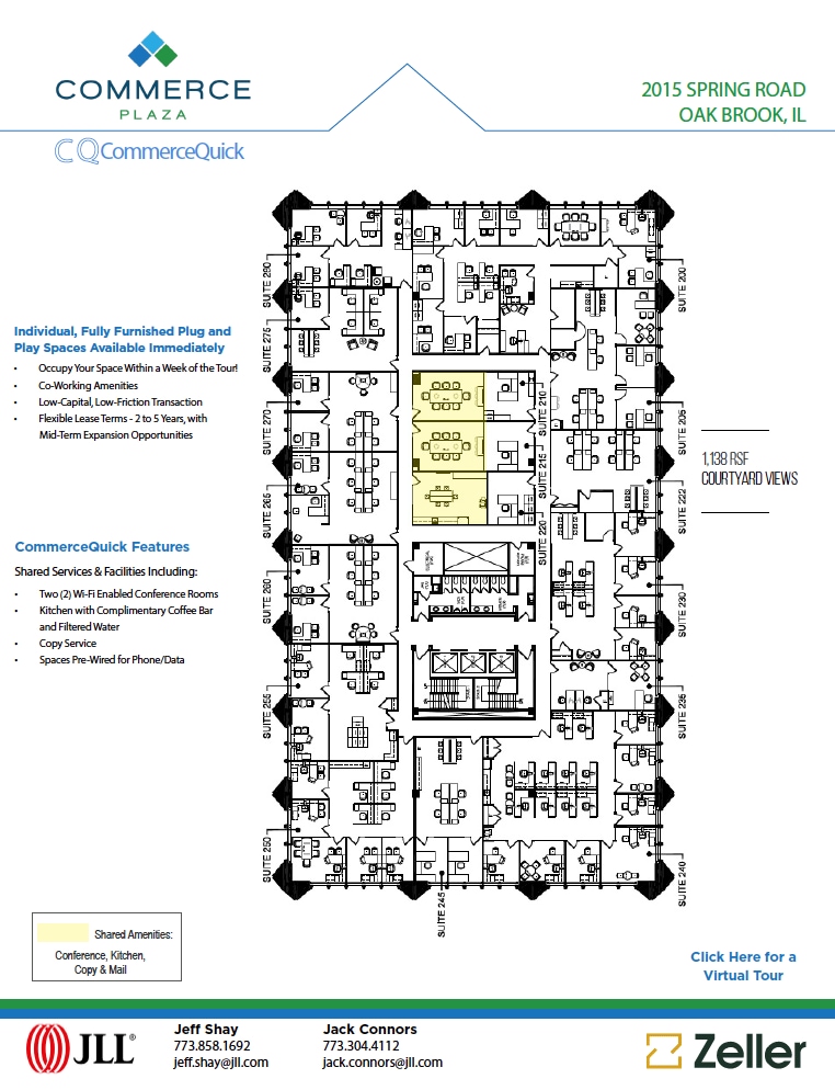 2015 Spring Rd, Oak Brook, IL à louer Plan d’étage– Image 1 sur 1