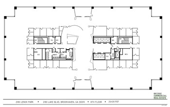 1277 Lenox Park Blvd, Atlanta, GA à louer Plan d’étage– Image 1 sur 1