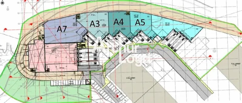 Industriel/Logistique dans Saint-Jeannet à louer - Plan de site – Image 3 sur 3