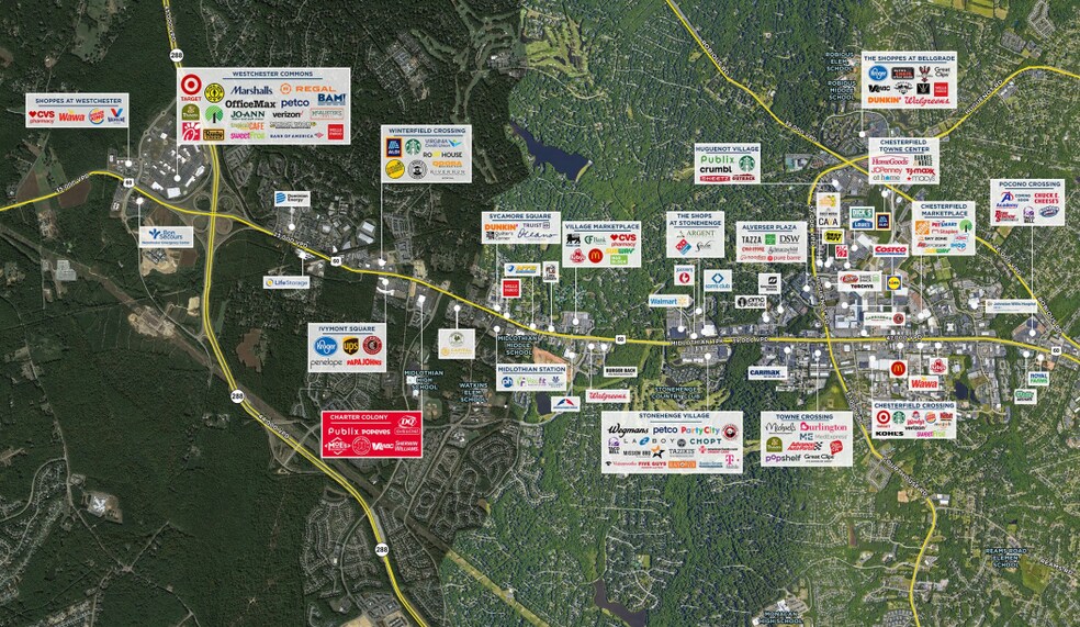 Charter Colony Pky, Midlothian, VA à vendre - Aérien – Image 2 sur 3