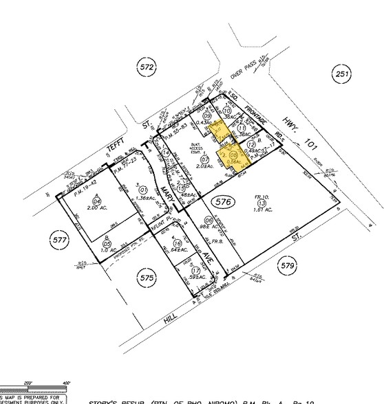 537-551 W Tefft St, Nipomo, CA à louer - Plan cadastral – Image 3 sur 6