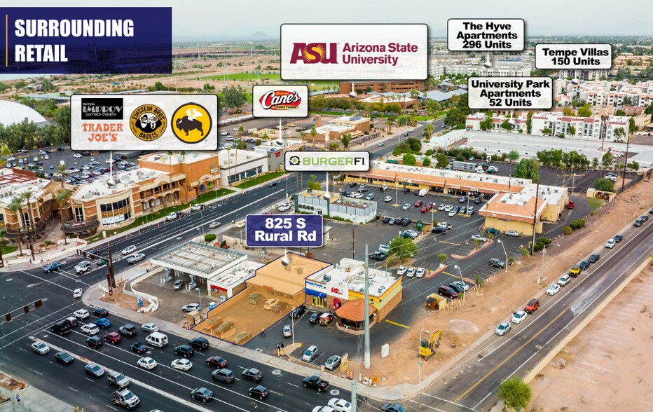 825 S Rural Rd, Tempe, AZ à vendre - Photo de l’immeuble – Image 2 sur 2