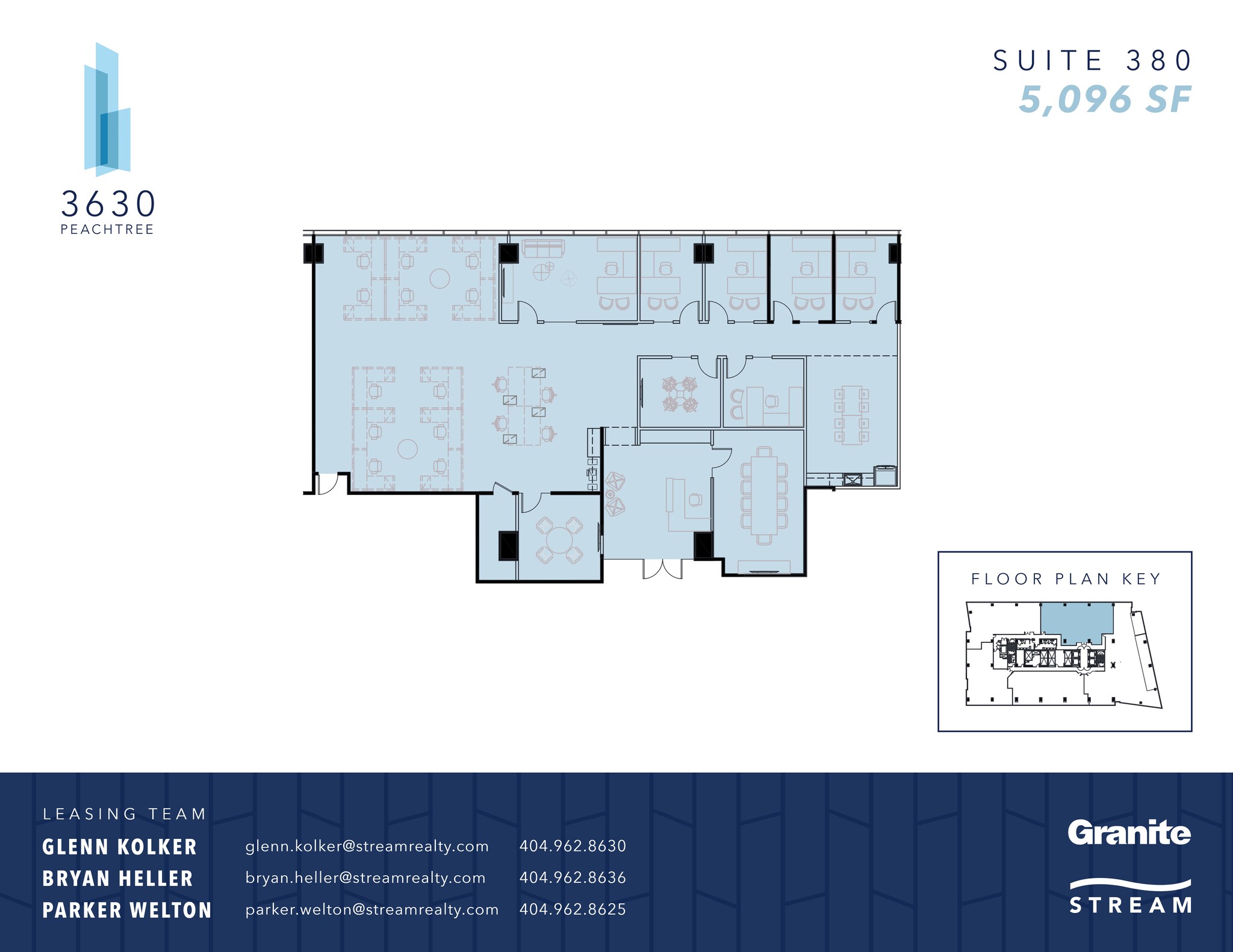 3630 Peachtree Rd NE, Atlanta, GA à louer Plan de site– Image 1 sur 4