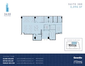 3630 Peachtree Rd NE, Atlanta, GA à louer Plan de site– Image 1 sur 4