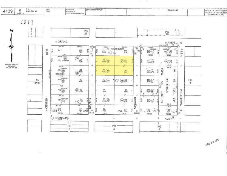 228 Nevada St, El Segundo, CA à louer - Plan cadastral – Image 3 sur 8