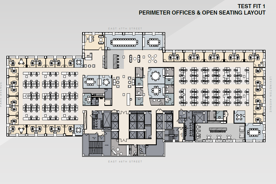 245 Park Ave, New York, NY à louer Plan d’étage– Image 1 sur 5