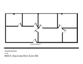 8929-8939 S Sepulveda Blvd, Los Angeles, CA à louer Plan d’étage– Image 1 sur 1