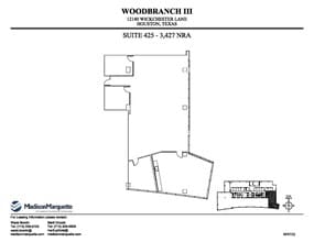 12140 Wickchester Ln, Houston, TX à louer Plan d’étage– Image 1 sur 1
