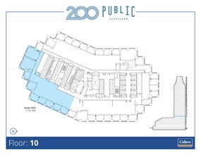 200 Public Sq, Cleveland, OH à louer Plan d’étage– Image 1 sur 1