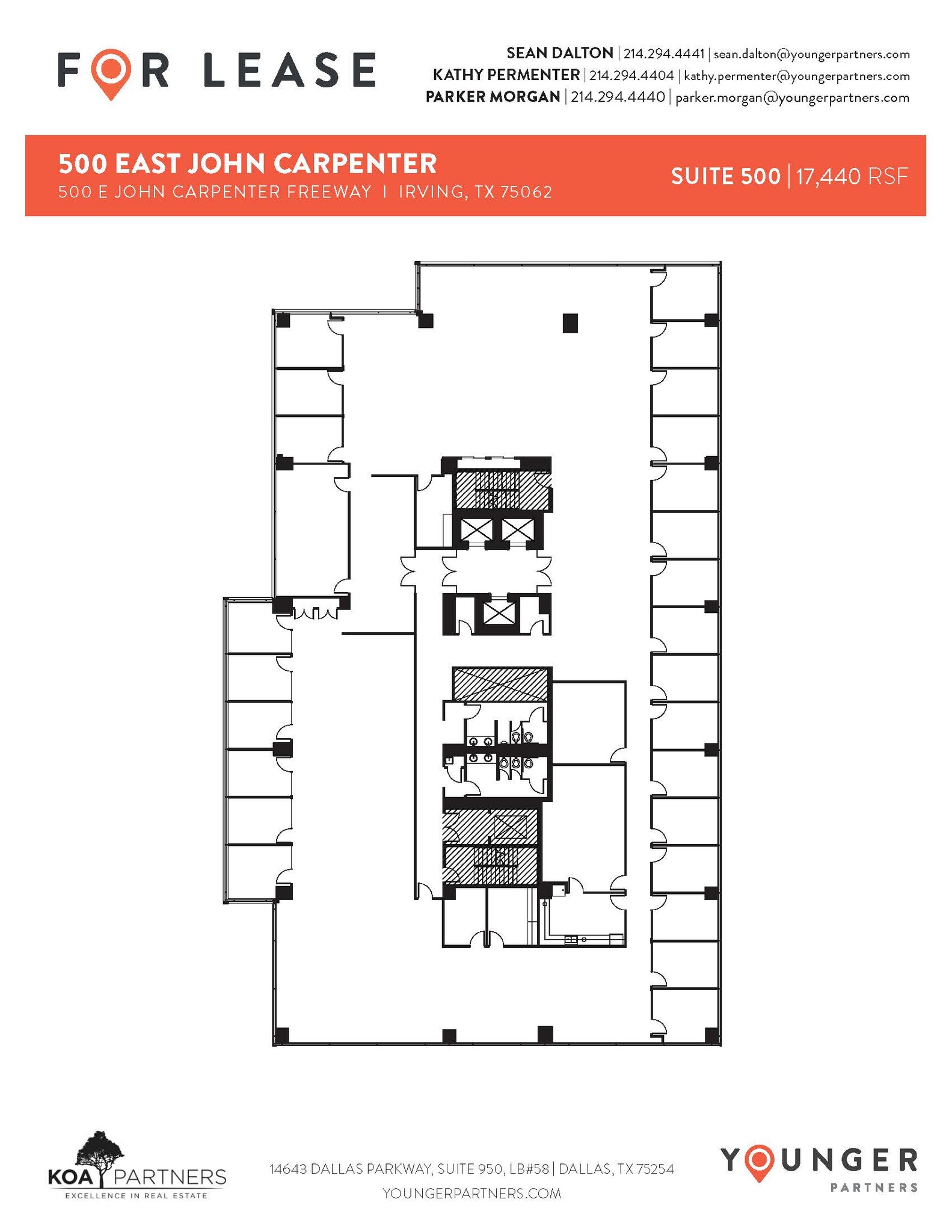 500 E John Carpenter Fwy, Irving, TX à louer Plan d’étage– Image 1 sur 1