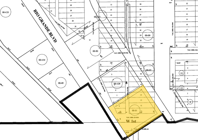 100 Rio Grande Blvd, Denver, CO à louer - Plan cadastral – Image 2 sur 3