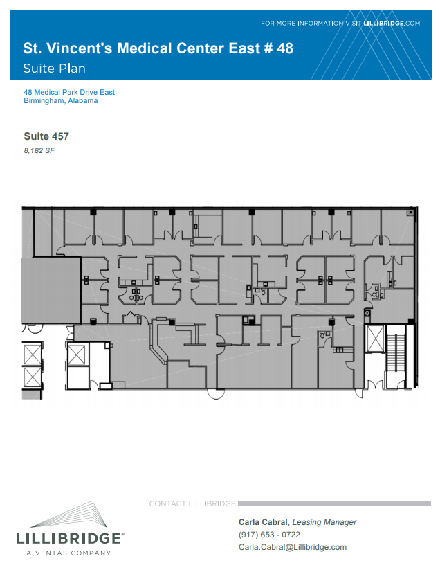 46-52 Medical Park Dr E, Birmingham, AL à louer Plan d’étage– Image 1 sur 1