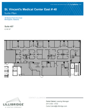 46-52 Medical Park Dr E, Birmingham, AL à louer Plan d’étage– Image 1 sur 1