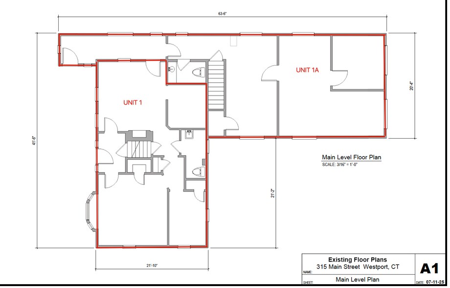 315 Main St, Westport, CT à louer - Plan d’étage – Image 2 sur 11