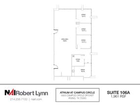 5800 Campus Circle Dr E, Irving, TX à louer Plan d’étage– Image 1 sur 1