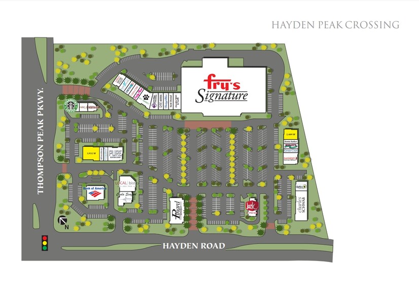 20301 N Hayden Rd, Scottsdale, AZ à louer - Plan de site – Image 2 sur 2